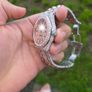 Fully Iced Two Tone Rose Gold Automatic Watch Image 2