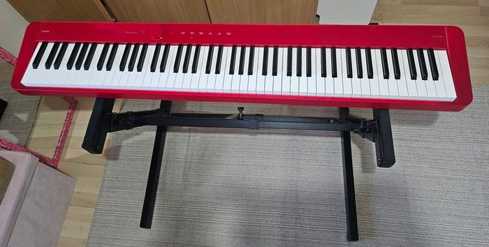 Casio PX-S1100RD + Roland KS-11Z Folding keyboard stand Black