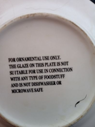 Cute, presume Vintage Kitchen Plate