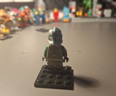 Commander gree with tan leg strap