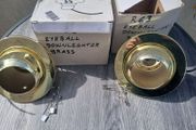 2 Eyeball Downlights Brass