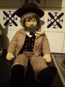 Vintage Old  man  doll