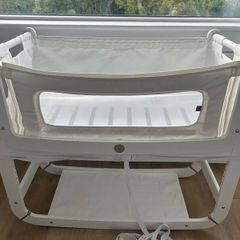 SnuzPod 2 Bedside Crib - Full Bundle (All White)