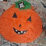 Halloween pumpkin Pinata with stick and mask. Image 2
