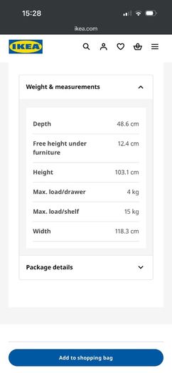 IKEA Radmanso Cabinet (Brand New)
