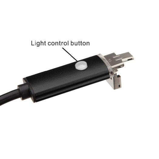 7mm 2 IN 1 Micro USB Endoscope Snake Tube and Android Waterproof Borescope Camera USB Drain Inspection Micro Camera for PC Phone Car Garage Engine