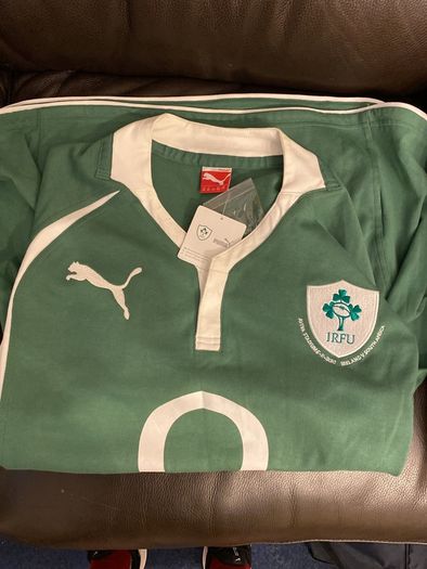 Ireland rugby retro jersey