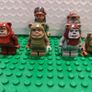 Lego Star Wars Minifigure 10236 Ewok Figures Ewoks Rebel Fighter and Rare Princess Leia and Teebo Image 3