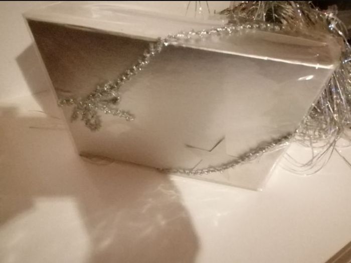 New - Silver Gift box