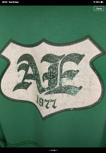 hoodie American eagle retro green shamrock special edition hoodie x small