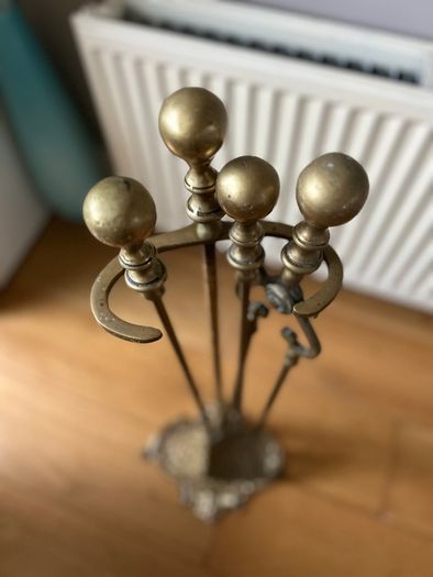 Vintage Brass Companion Set