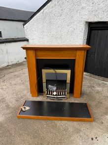 Electric Fire & Fireplace Surround