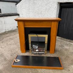 Electric Fire & Fireplace Surround