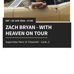 Zach Bryan ticket
