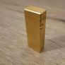 Vintage Dunhill Rollagas Lighter Gold Plated Barley Pattern Swiss Made Image 2