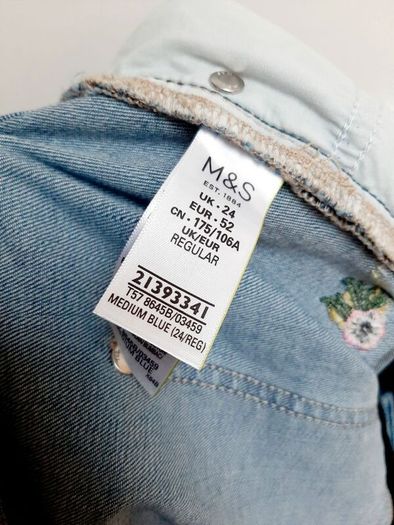 M&s Jeans Uk 24r Bnwt