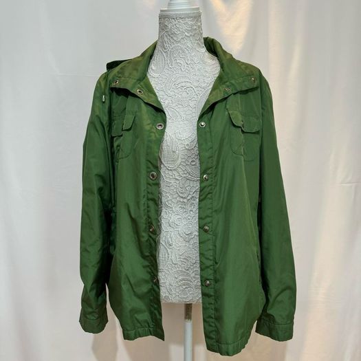 Dunnes hooded fleece lined coat. Size UK16