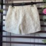 River island cream lace shorts size 10 Image 6