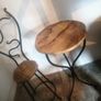Single designer table and chair Image 4