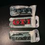 GTI Badge Grill & Boot Badge Set Golf Polo MK2 MK3 MK5 MK6 MK7 Image 3