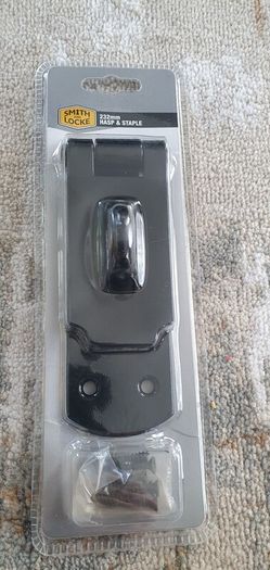 spring bolt latches garage door and hasp & staple