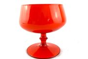 Mid century glass compote