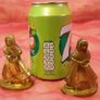 two brass Colleen figures ( Irish made ) Image 2