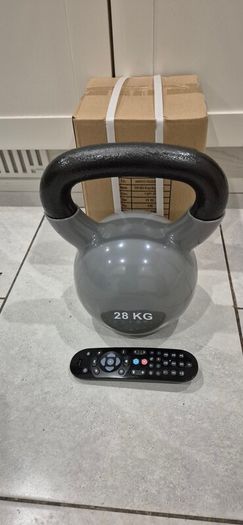 brand new 28kilo cast iron kettlebell