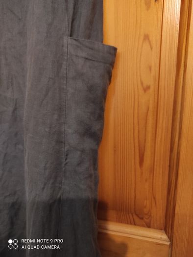 Italian designer linen maxi dress