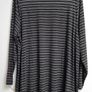 B&W stripe long top BNWT UK 22/24 Image 5
