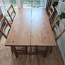 IKEA NORDVIKEN Extendable Dining Table + Chairs Image 4