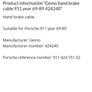 porsche 911 handbrake cable Image 4