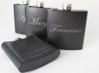 main image for ad Personalized Hip Flask - Engraved, Wedding Birthdays, Party Gift, Custom Color