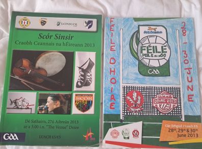 2 X GAA Programmes - Feile 2013 & Scor 2013