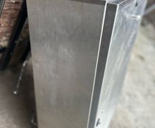 Stainless steel wall press