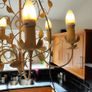 BnQ Antique Cream Chandelier Image 4