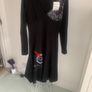 dress Bnwt size large  cotton asymmetrical cotton black dress Image 4