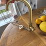 Gold kitchen tap Image 2