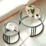 Round Nesting Coffee Tables Set of 2 Image 8