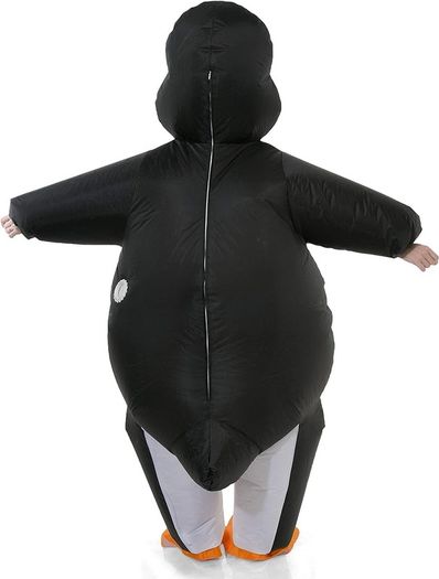 Inflatable Costume Penguin Air Blow-up Deluxe Halloween Costume - Adult Size