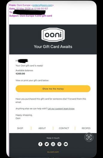Ooni Pizza Oven & Accessories Vouchers