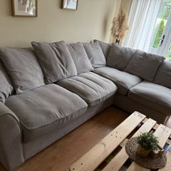 Large Grey Corner Sofa