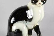 Large Goebel West Germany cat statue