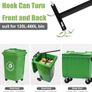Rubbish Press Waste Compactor Trashor Space-saving in Wheelie Bin Trash Can Household Trash Can Press, Manual, Recycle Bin Compactor, Black Image 4