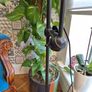 Floor Lamp lampe gras beautiful yellow very heavy light  bedroom living  reading home house great design wonderful present old vintage Image 6