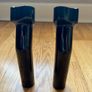 NEW Drag Specialties Black 5.5" Pullback Risers  Forged Aluminum (Harley / 1" Bars) Image 4