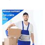 Back Support Belt Add Lumbar Pad for Men & Women, Back Brace with 4 Stays and Lower Back Pain Relief Removable, Breathable Anti-skid lumbar support belt for Herniated Disc Image 3