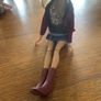barbie with purple boots and jacket Image 3