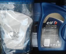 Renault "Rn Tech Fe"  5w30 Acea C4 , Elf Rn 0720, One Litre Pack