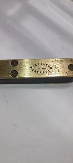 Vintage Edward Preston & Sons 9" Brass and Rosewood Spirit Level